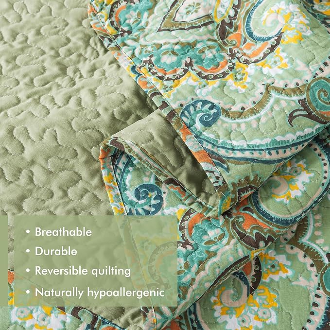 Etwel Lightweight Cotton California King Quilt Set - Image 4