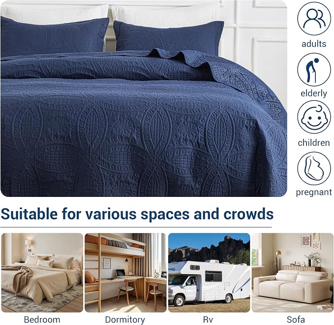 SheRest Full Quilt Bedding Set - Image 6
