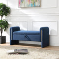 Modern Teddy Fabric Bed End Bench by Unknown