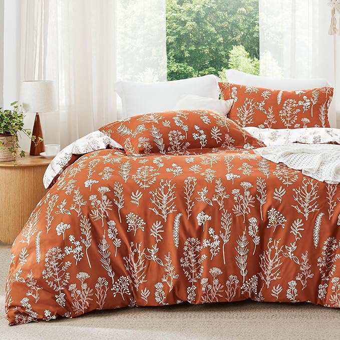 Bedsure Terracotta King Comforter Set by Unknown