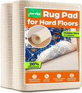 Non-Slip Rug Pad Gripper 8x11 Feet, Anti Skid Mat for Under Area Rugs, Keeps Rugs in Position and Safe, Thick Cushioned Carpet Pad for Hardwood Floors Protection