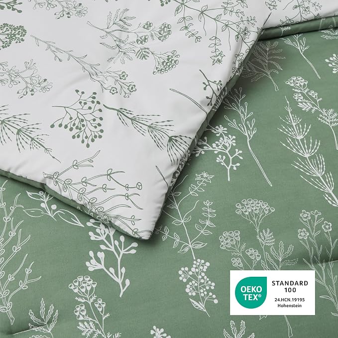 Bedsure Green Twin/Twin XL Comforter Set - Image 5
