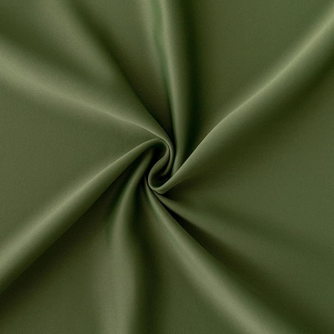 IGEMAEVE Blackout Curtains for Bedroom Grommet Olive Green 52" W x 84" L | - Image 6