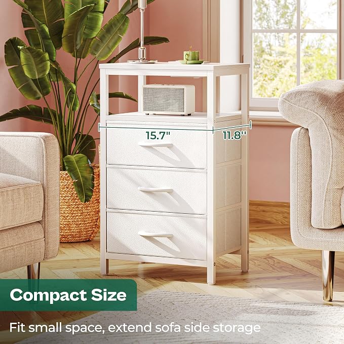 Huuger Nightstands Set of 2, Nightstand - Image 3