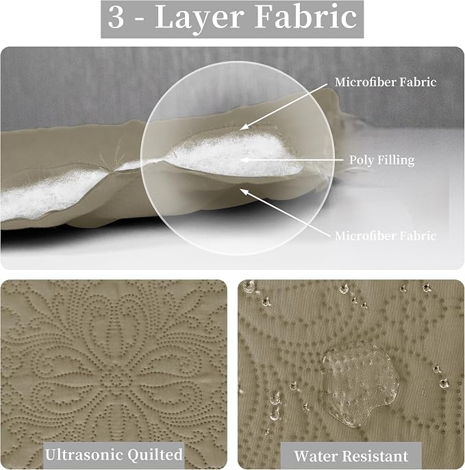 Easy-Going Reversible Quilt Set Twin, Bedspread - Image 5