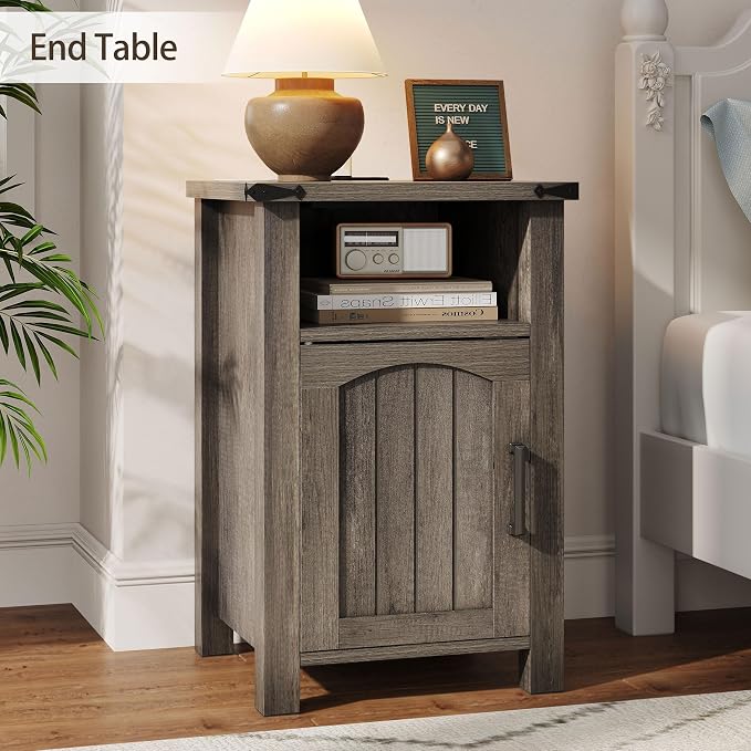 Decofy Farmhouse Nightstand - Image 2