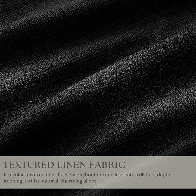 Black 96 Inch Pinch Pleated 100% Blackout Curtains - Image 3