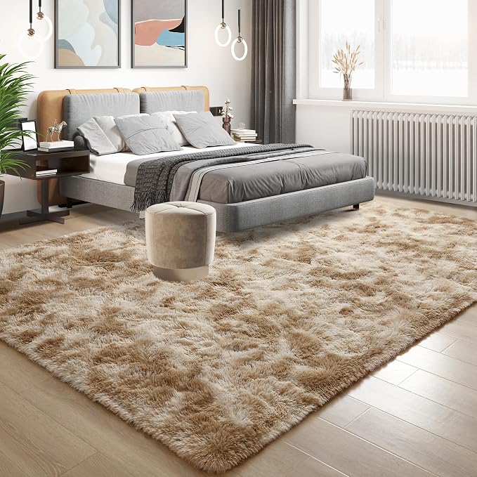 Area Rugs 9x12 for Living Room, Super Soft Fluffy Rugs for Bedroom, Modern - Image 3