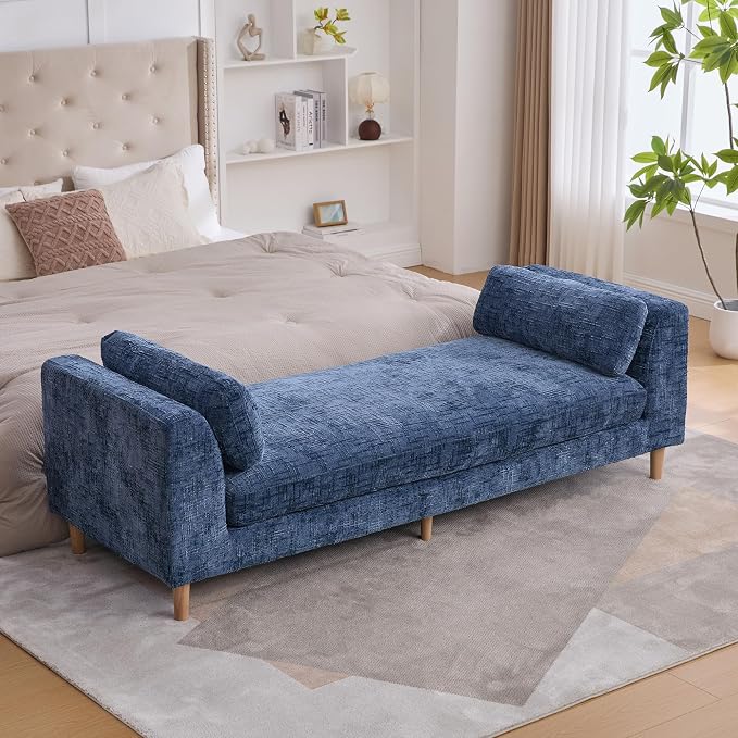 Modern Upholstered End of Bed Bench - Image 3