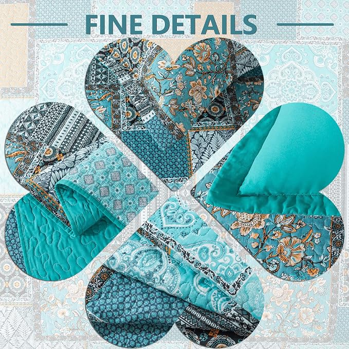 VAPUTAR King Size Quilt Bedding Set - Image 7