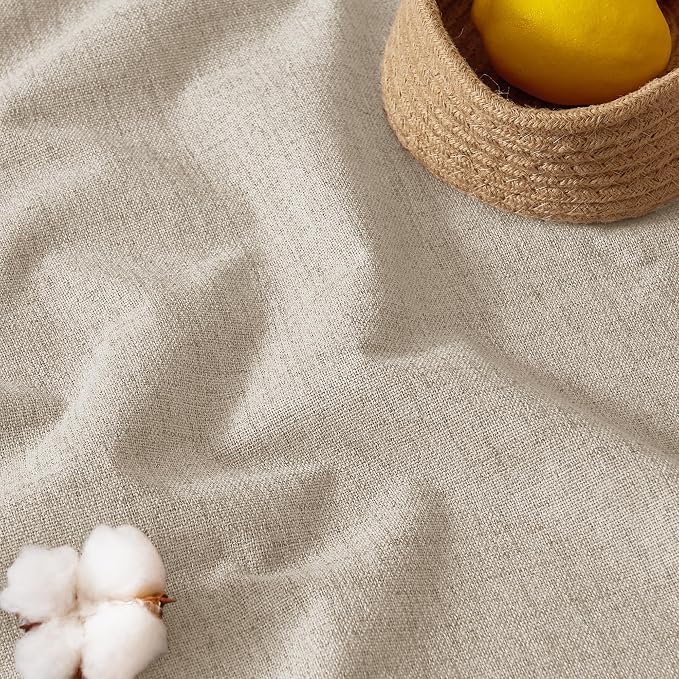 RYB HOME Linen Textured 100% Blackout Curtains Pinch Pleated & Back Tab Drapes - Image 7