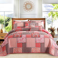 VAPUTAR 100% Cotton Face Quilts Queen Size, Queen Coverlet Set Suitable by VAPUTAR