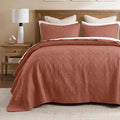Madison Park Queen Quilt Bedding Set, Cottage-Inspired Damask, Classic Stitch by MADISONPARK