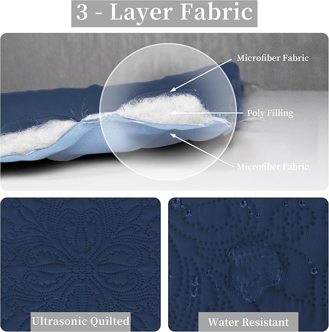 Easy-Going Reversible Quilt Set King, Bedspread - Image 5