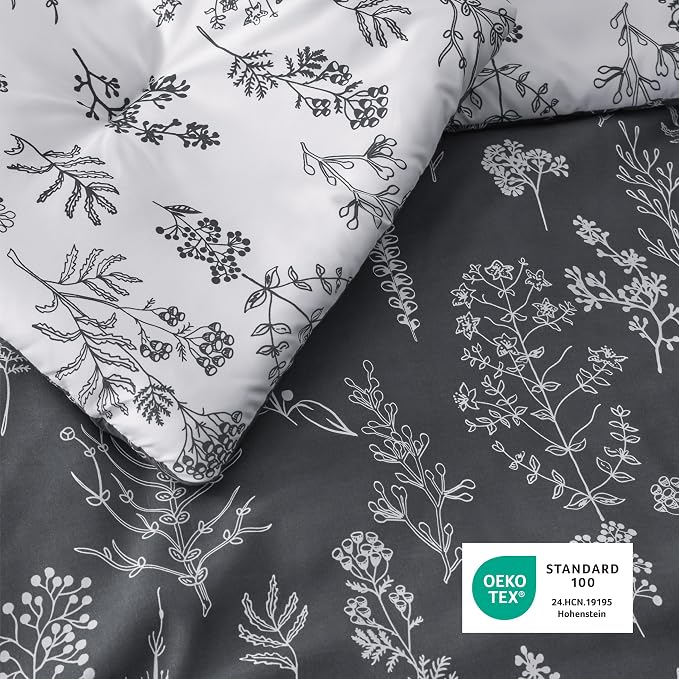 Bedsure Charcoal Twin/Twin XL Comforter Set - Image 5