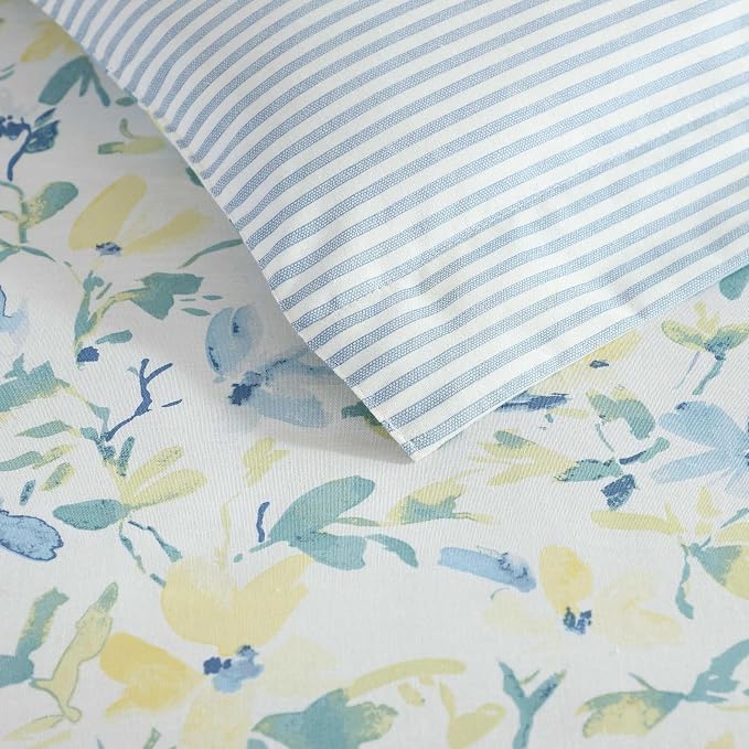 Laura Ashley - Twin Comforter, Soft Reversible Bedding Set, Includes Matching - Image 4