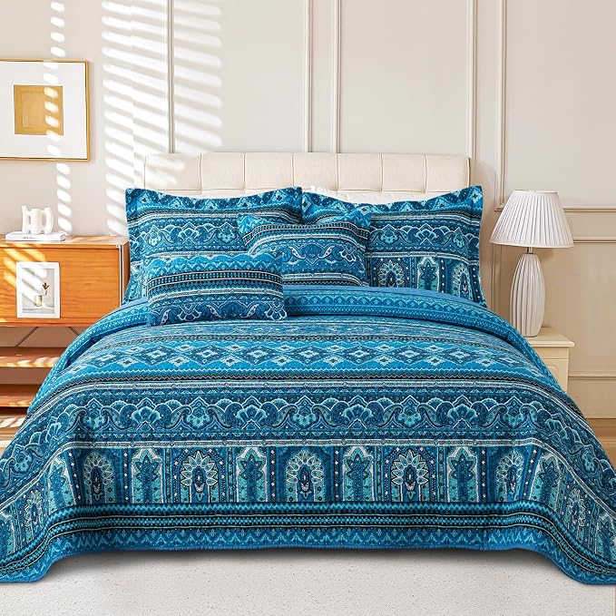 VAPUTAR Cotton Quilt King Size Bedding Set by VAPUTAR
