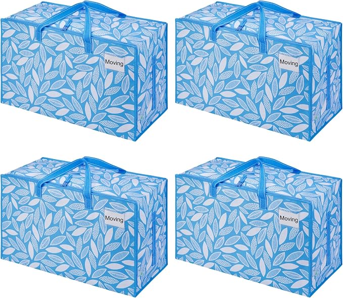 VENO 4 Pack Extra Large Heavy Duty Moving Bags by Veno