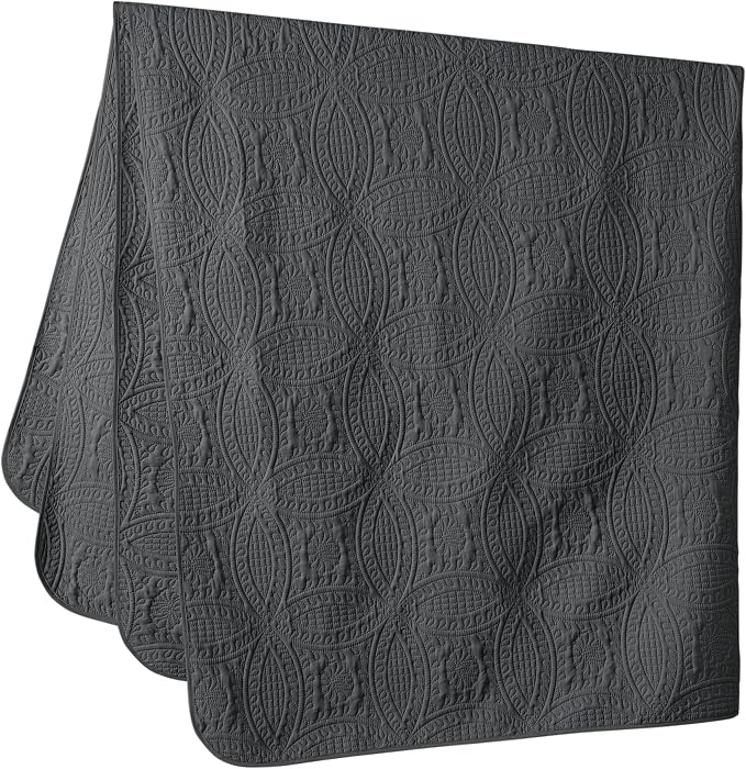 Chezmoi Collection Austin 3-piece Oversized Bedspread Coverlet Set - Image 8