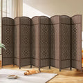 8 Panel Room Divider, Privacy Screen & Room Separation, Extra Wide | Paper by Jostyle