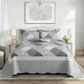 Etwel Lightweight Patchwork King Size Quilt Set by Unknown