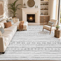 cotiled Boho 9x12 Area Rug for Living Room: Large Moroccan Washable Rug | Solve by COTILED