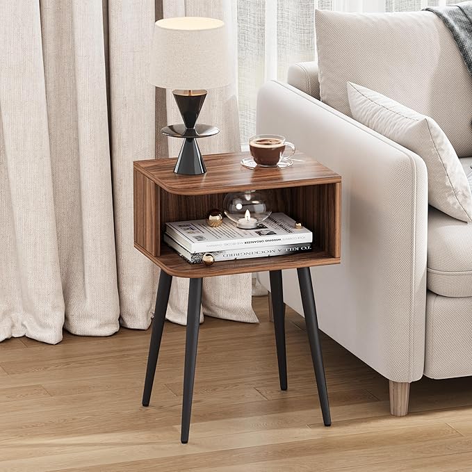 Nightstand Set of 2, Small Bed Side Table - Image 4
