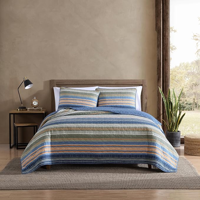 Eddie Bauer - Full/Queen Quilt Set, Reversible Cotton Bedding by Unknown
