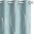 Deconovo Curtains for Living Room, Pattern Blackout Curtains 63 Inches Long | by Unknown