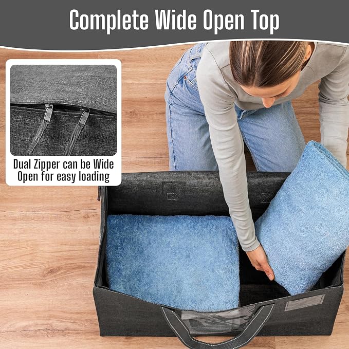 VENO Moving Bags, Wide Open Top, 4 Pack | Moving boxes Alternative, Heavy Duty - Image 3