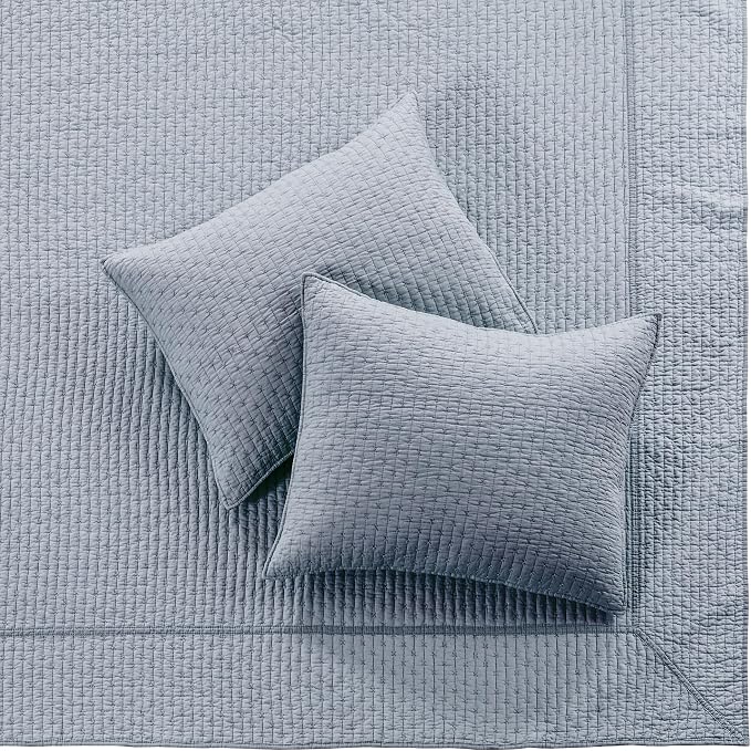 Levtex Home - Cross Stitch Bedspread Set - Twin Bedspread and One Standard Sham - Image 7