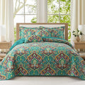 VAPUTAR 100% Cotton Face Quilt Queen Size Bedding Set, Farmhouse Coverlet | by VAPUTAR