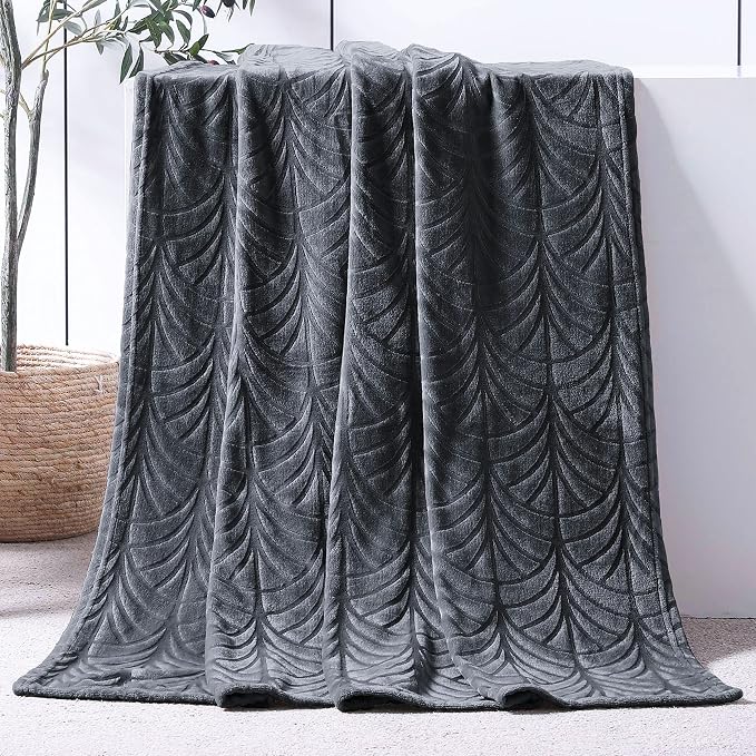 Whale Flotilla Soft Flannel Fleece Throw Blanket - Image 2