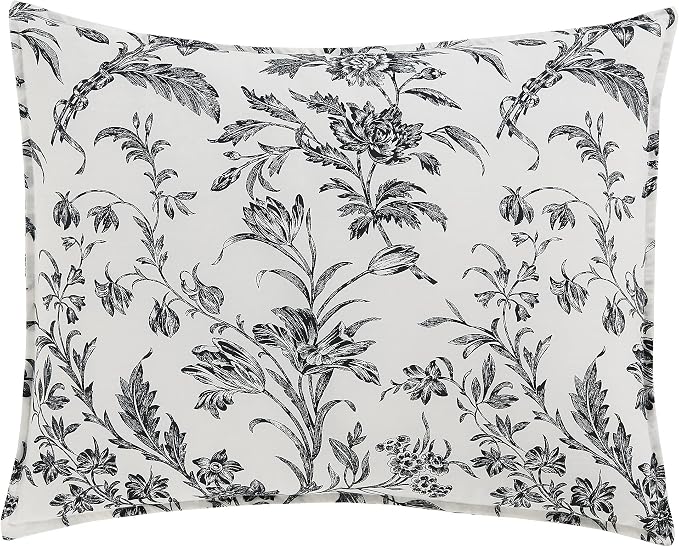 Laura Ashley - Queen Comforter Set, Soft & Reversible Cotton Bedding, Medium - Image 9