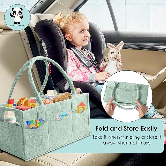 HIPHOP PANDA 2-Pack Diaper Caddy Organizer - Image 7