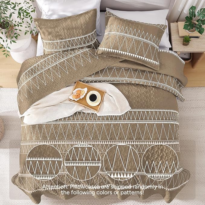 Taupe Quilts Queen Size - Image 3