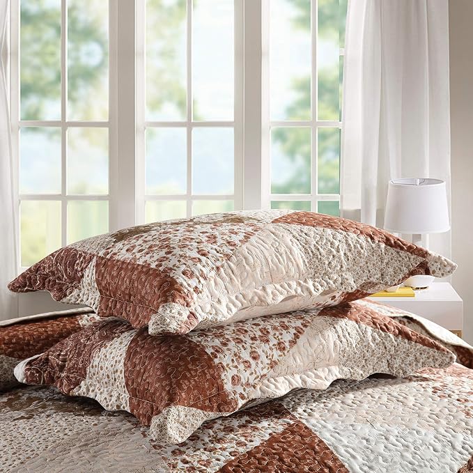 3-Piece Queen Quilt Sets with Shams Oversized Bedding Bedspread Reversible - Image 5