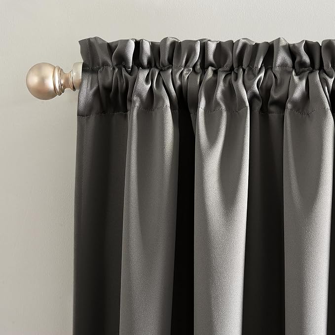 Sun Zero Oslo Theater Grade Extreme 100% Total Blackout Rod Pocket Curtain Panel - Image 3