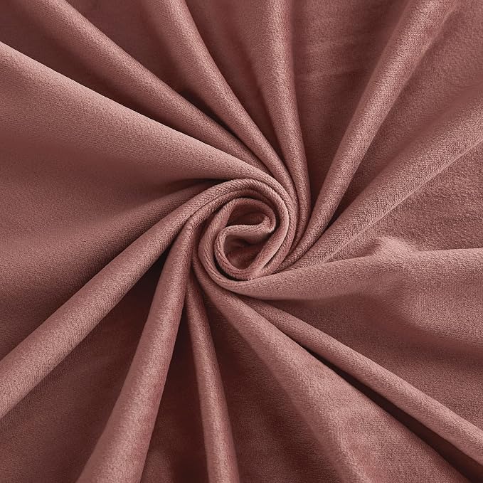RYB HOME Velvet Curtains 102 inches Long, Extra Long High Ceiling Curtains | - Image 4