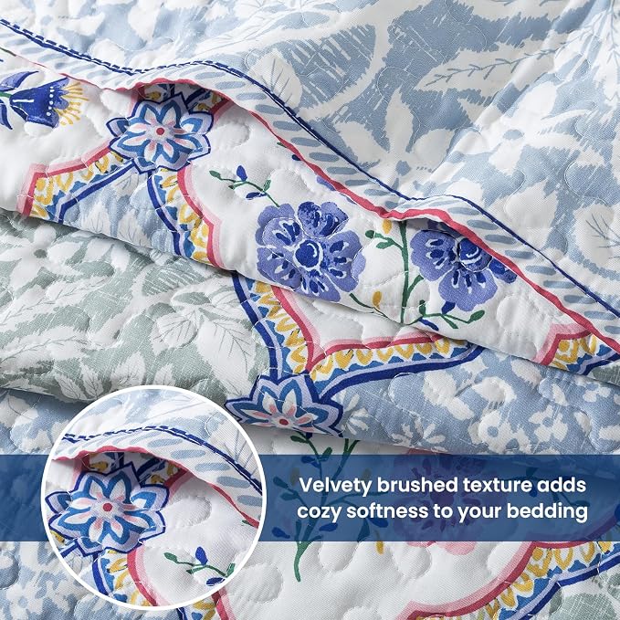Etwel Lightweight King Size Quilt Set - Image 3