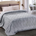 Whale Flotilla Soft Flannel Fleece King Size Bed Blanket, Plush Fluffy Bedspread by WHALEFLOTILLA