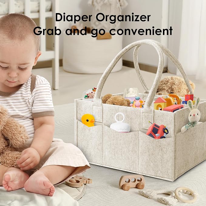 HIPHOP PANDA 2-Pack Diaper Caddy Organizer - Image 4