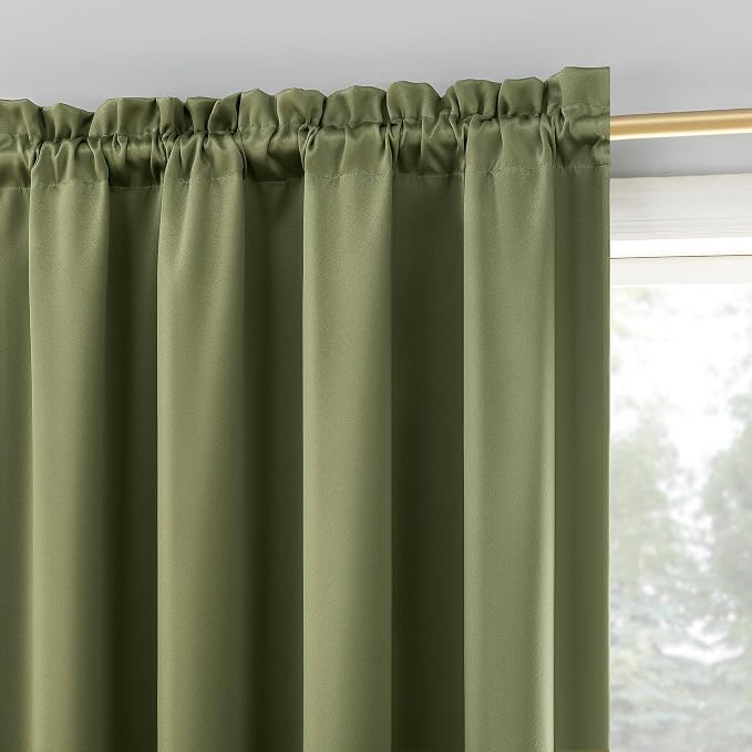 Sun Zero Oslo Theater Grade Extreme 100% Blackout Rod Pocket Curtain Panel - Image 3