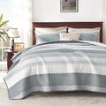 King Size Quilt Set Grey by Andency