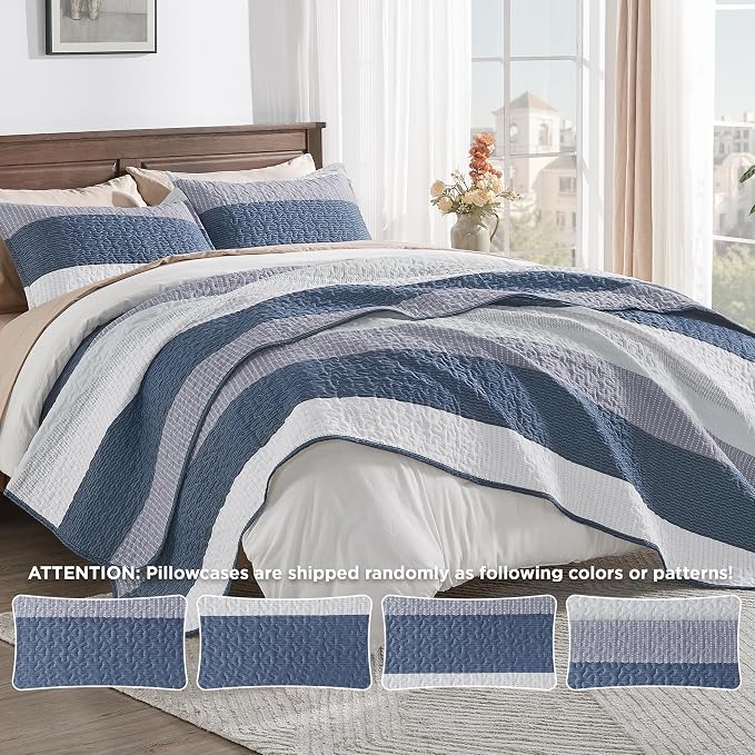 Stripe Quilt Set Cal King - Image 5