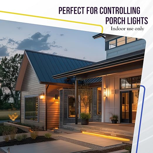ENERLITES 7 Days Digital in-Wall Programmable Timer Switch for Lights, Fans, and Motors, Neutral Wire Required,7-Day 18 ON/Off Timer Settings, with Blue Backlight, UL Listed, HET01, White, 2 Pack