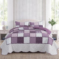 Etwel Lightweight Patchwork King Size Quilt Set by Unknown