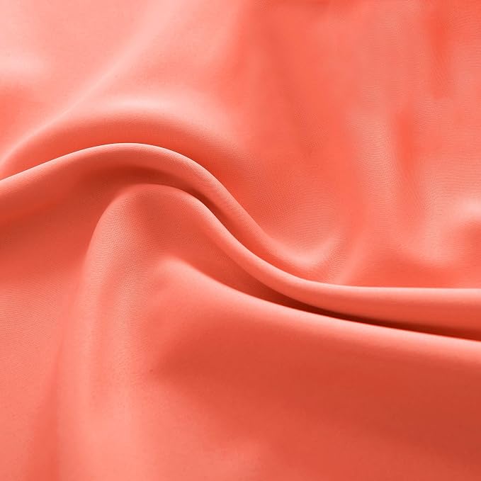 Coral Blackout Curtain Panels - Image 8