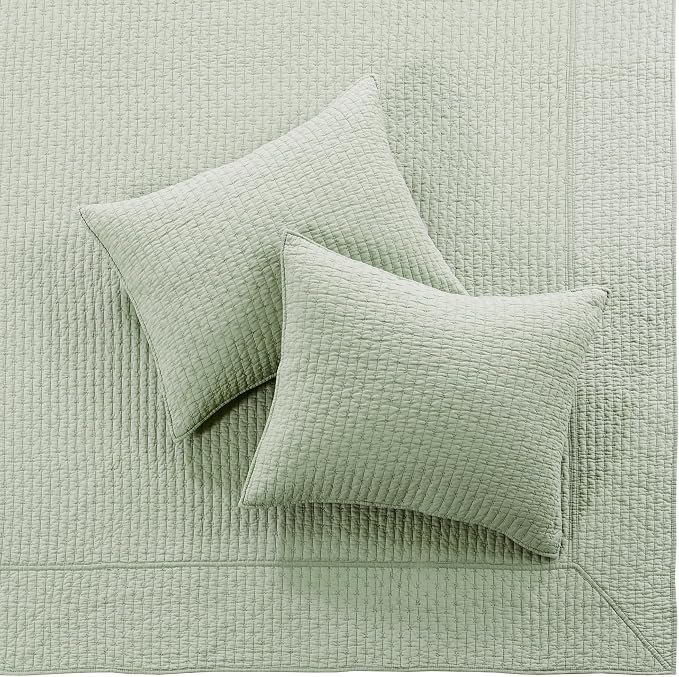 Levtex Home Cross Stitch Reversible Queen Bedspread Set - Image 6
