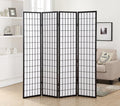 Roundhill Furniture Oriental Shoji 4 Panel Screen Room Divider by RoundhillFurniture